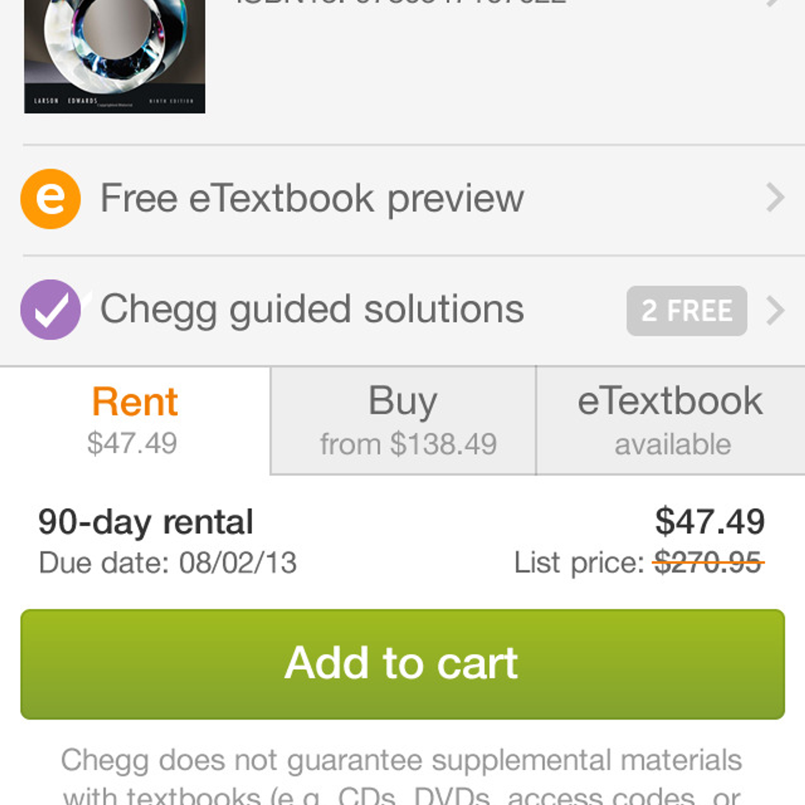 Free account for chegg