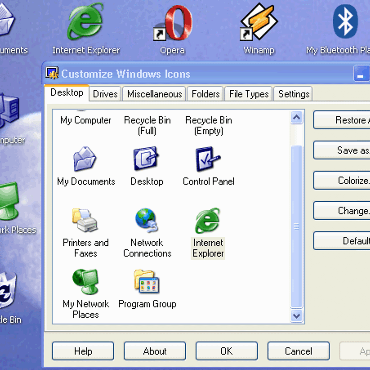 Customize Windows Vista Desktop Icons