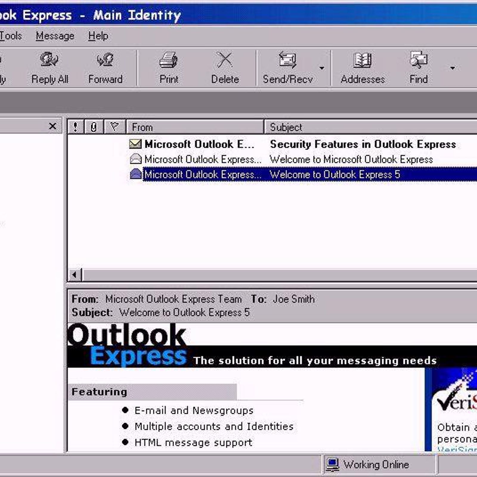 Outlook Express 64 Bit