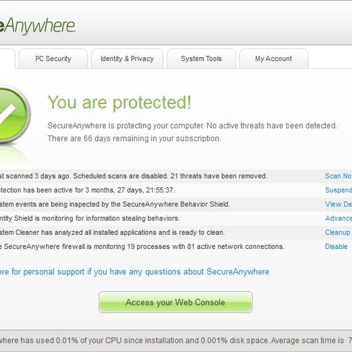 Webroot Antivirus With Antispyware Webroot Antivirus With Antispyware
