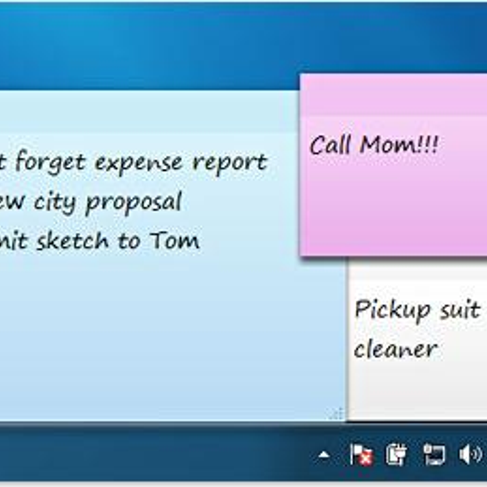 Windows 7 Sticky Notes Windows 7 Sticky Notes