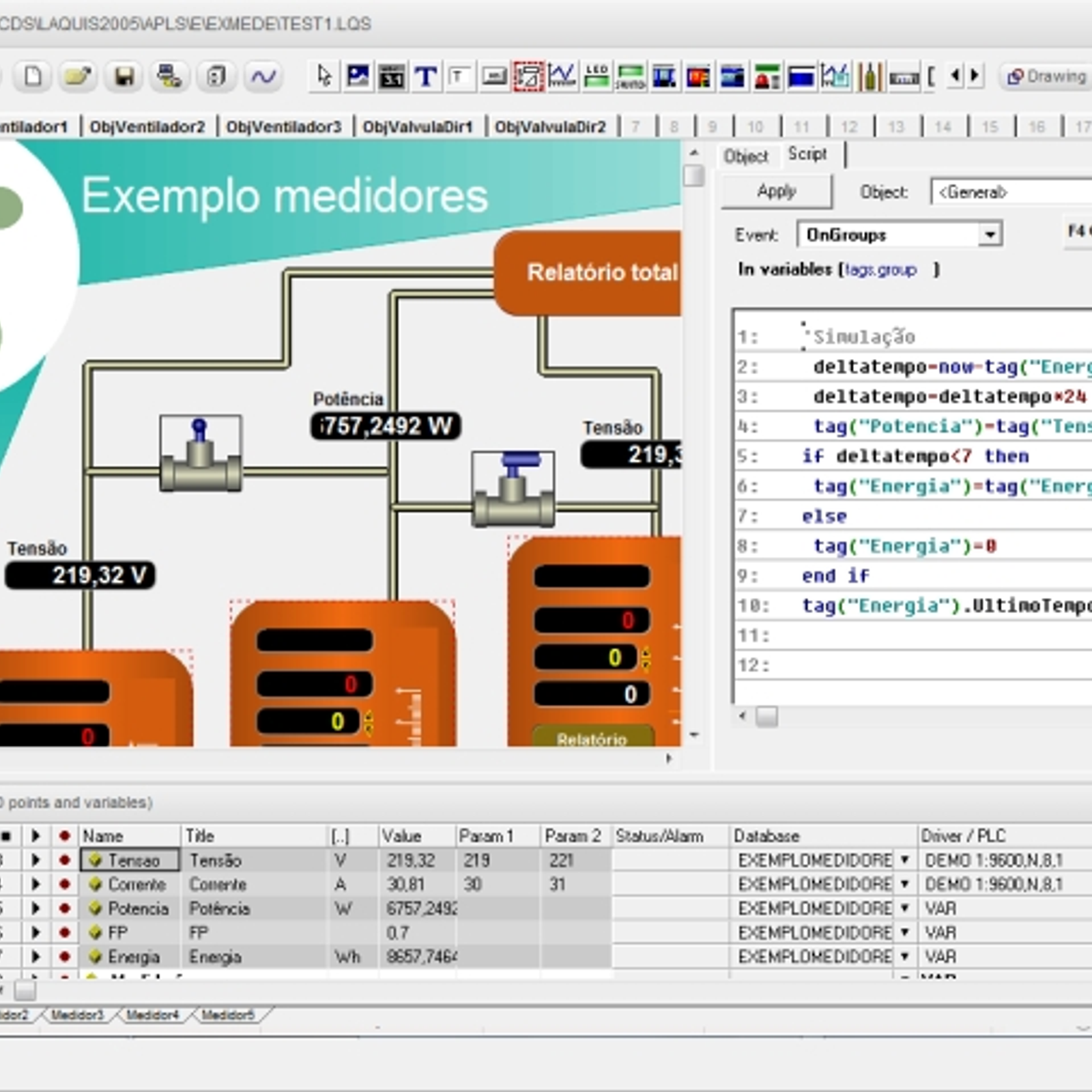 Master thesis scada