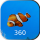 Small Aquarium 360 LWP icon
