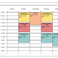 free online college schedule maker