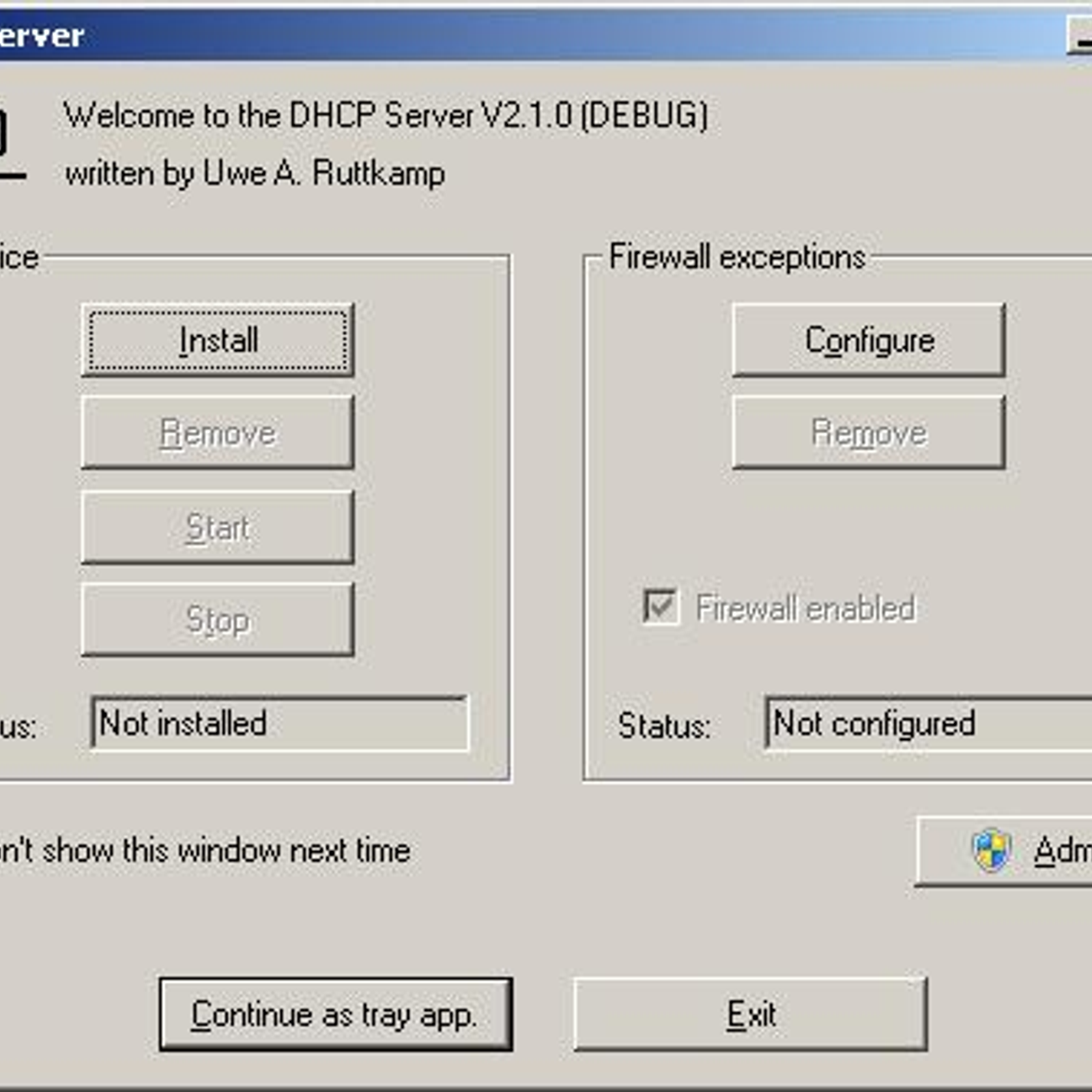 dhcp server freeware download Antamedia dhcp server software standaloneinstaller. Com.