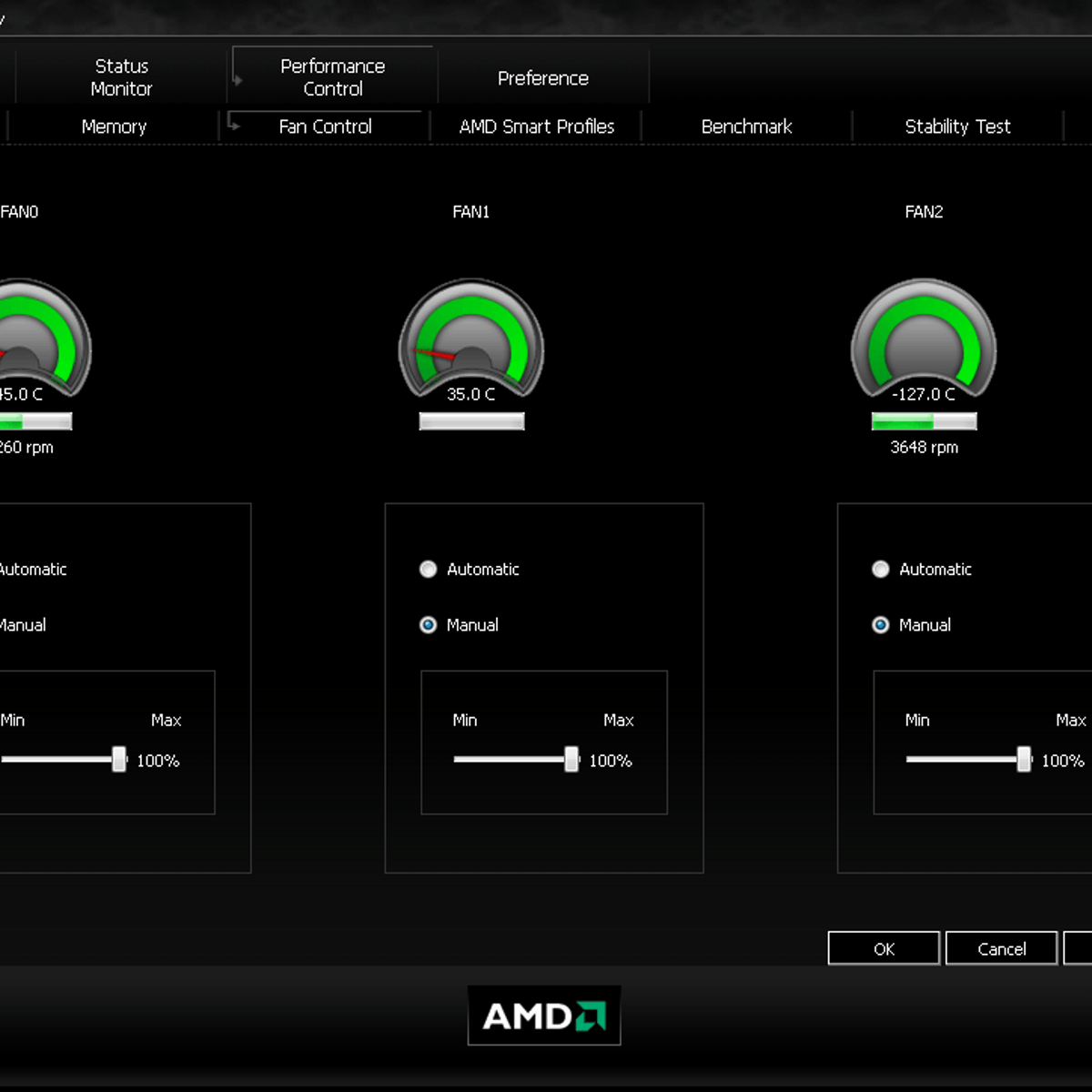 amd overdrive cpu test