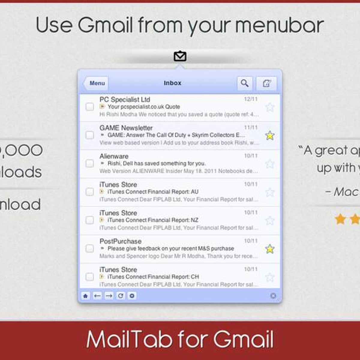 Mailtab For Gmail 1 0
