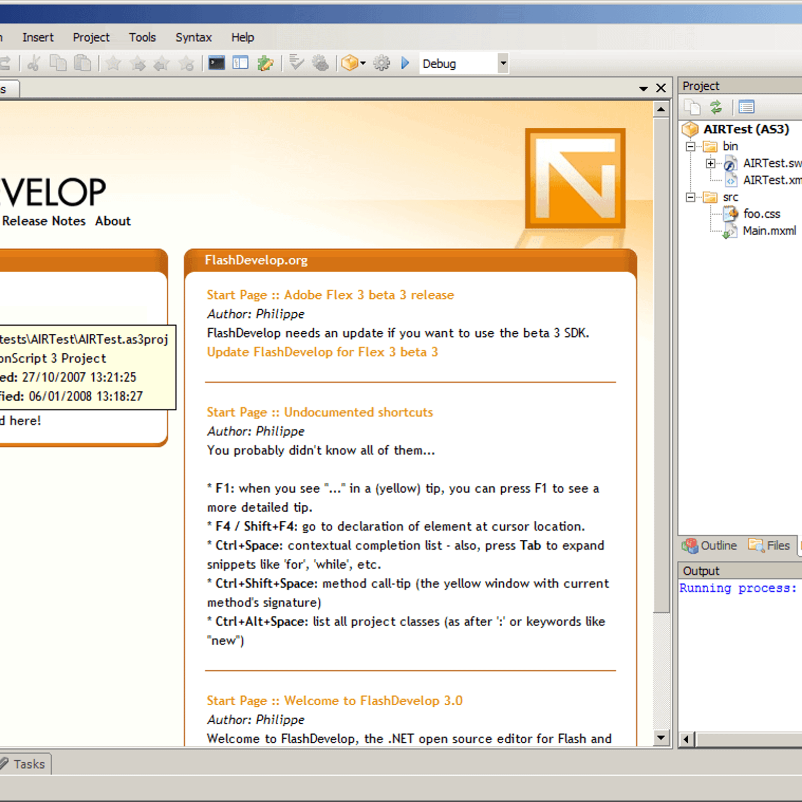 Flashdevelop Flashdevelop