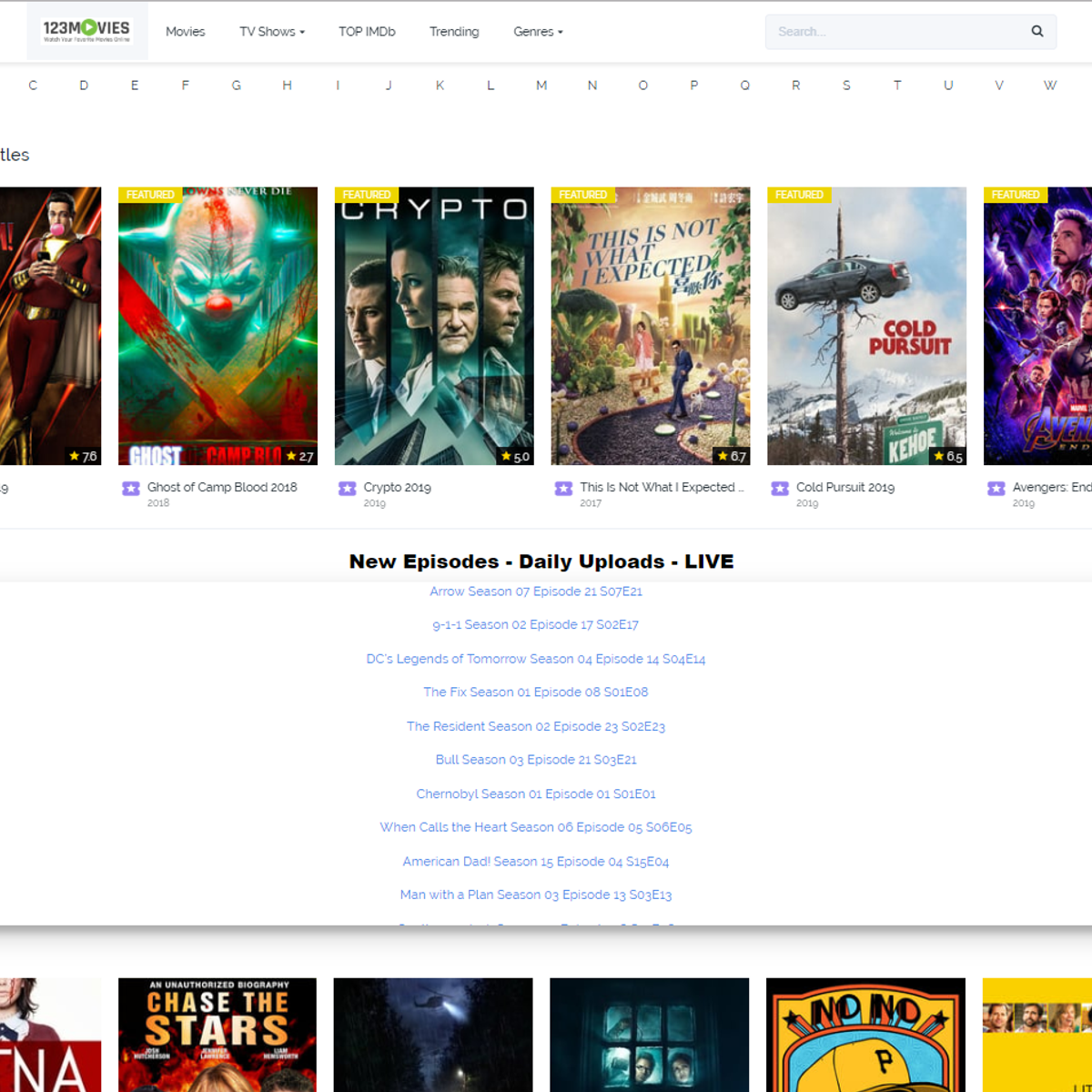 123MoviesTV.cc Alternatives and Similar Websites and Apps