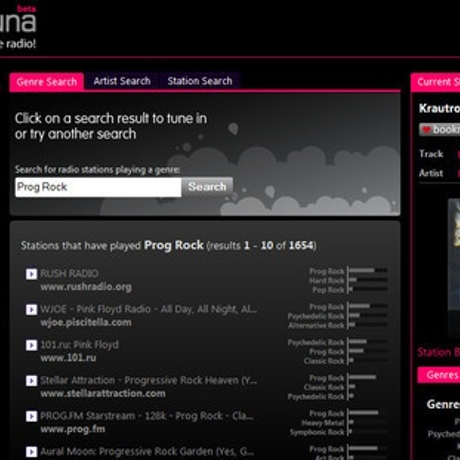 radio station website