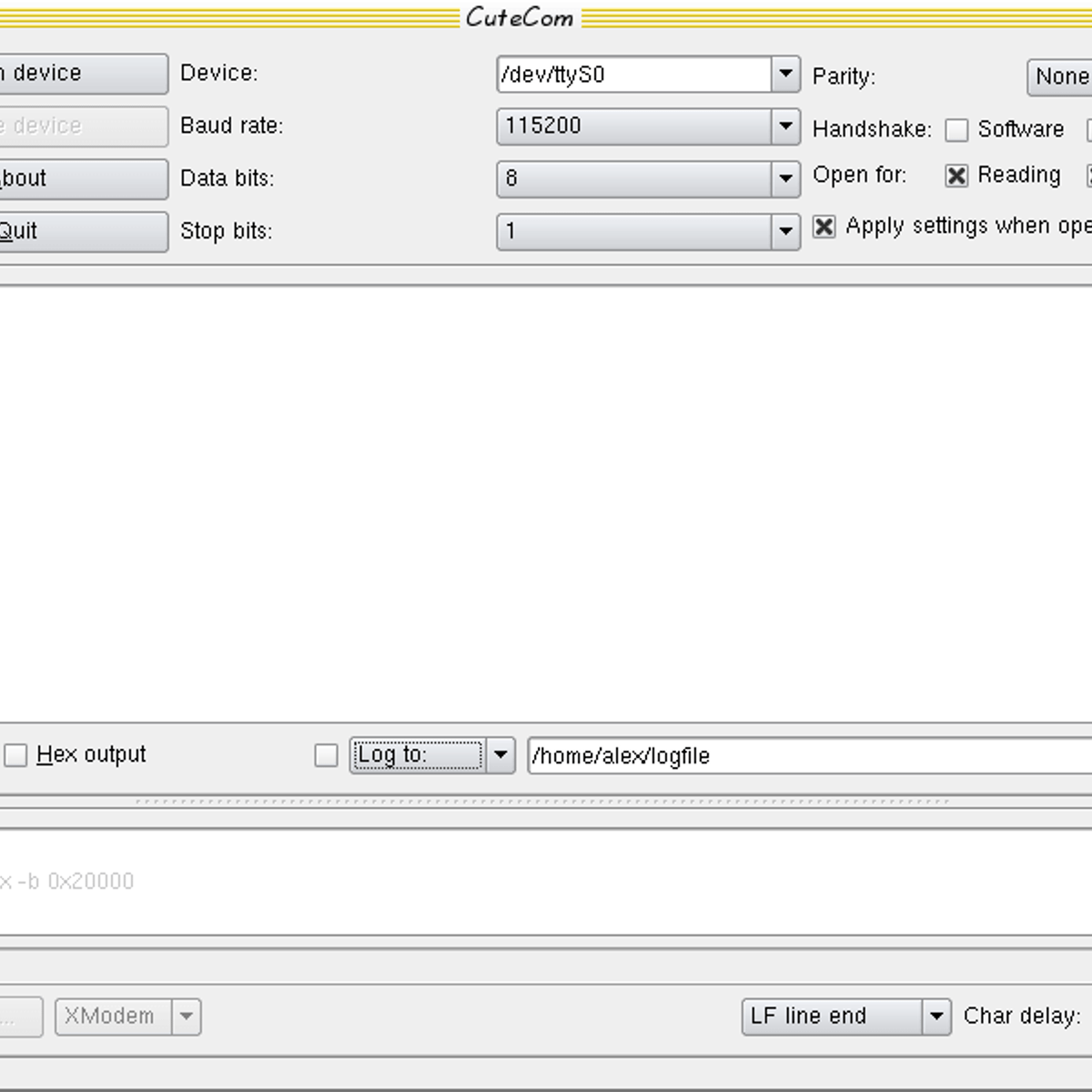 Qt Serial Port Baud Rate