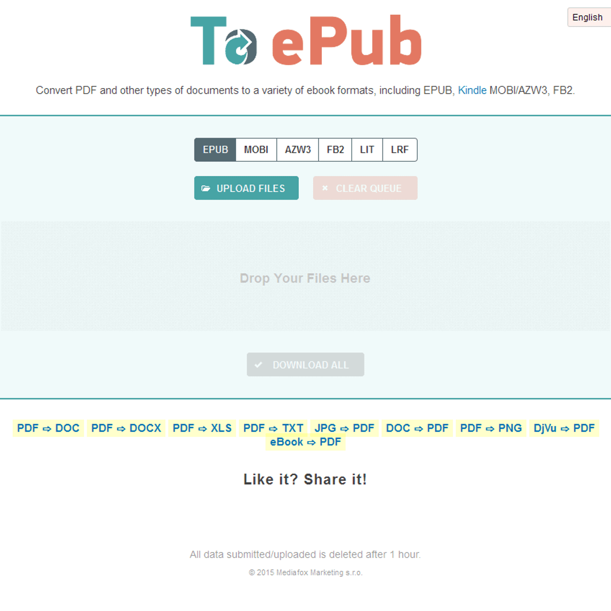 tools to convert pdf to epub