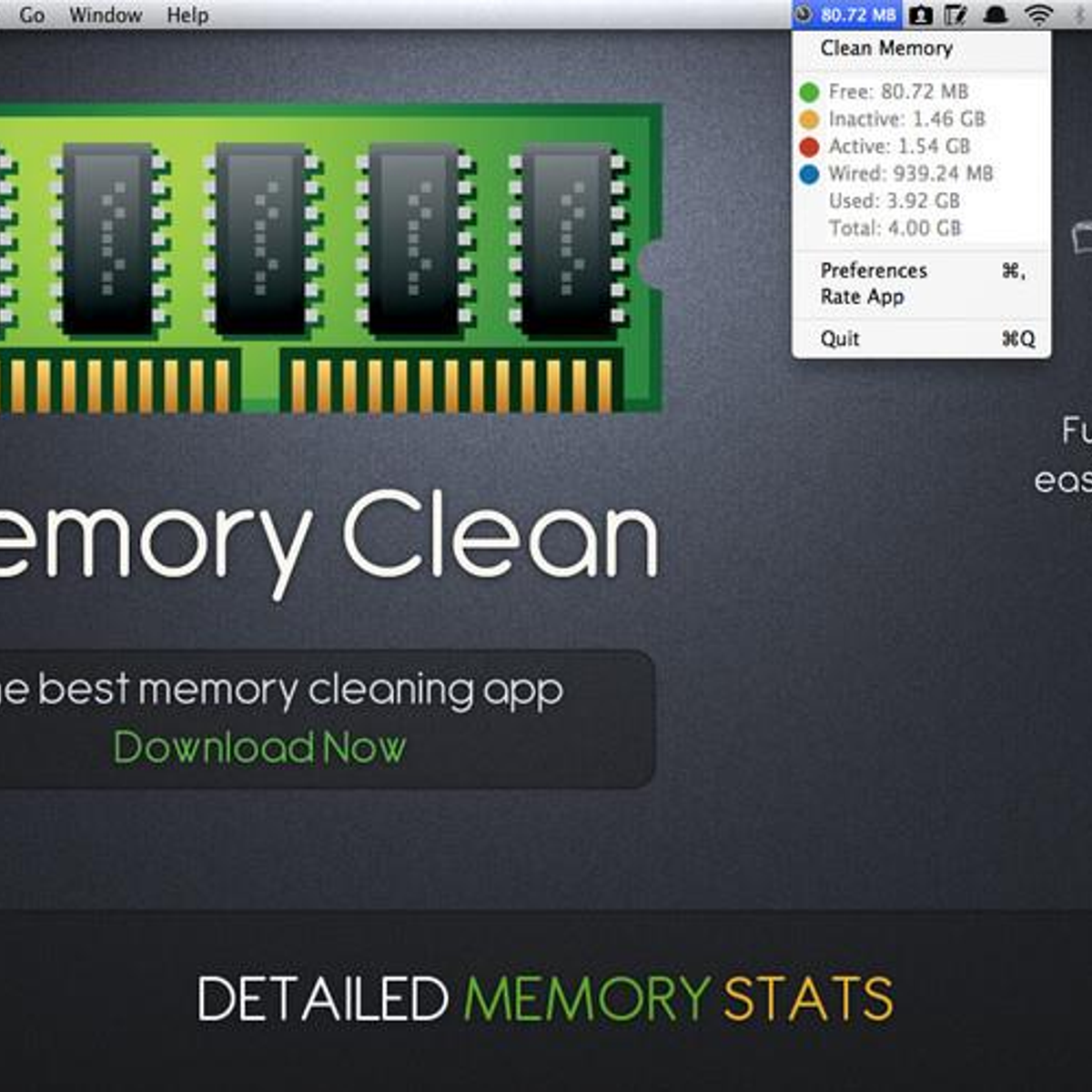Ram memory cleaner and optimizer
