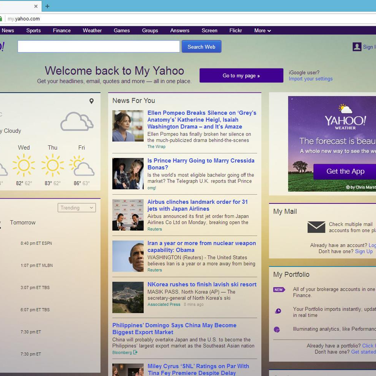 My Yahoo Alternatives and Similar Websites and Apps