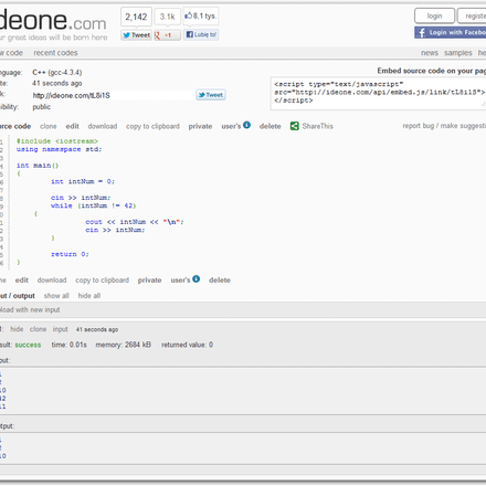 Ideone Reviews and Features - AlternativeTo
