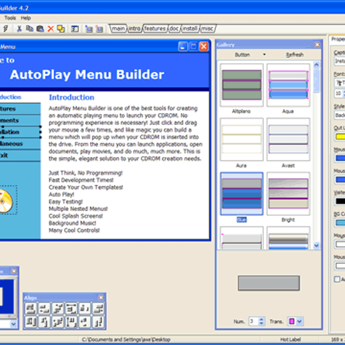 Autorun menu maker software