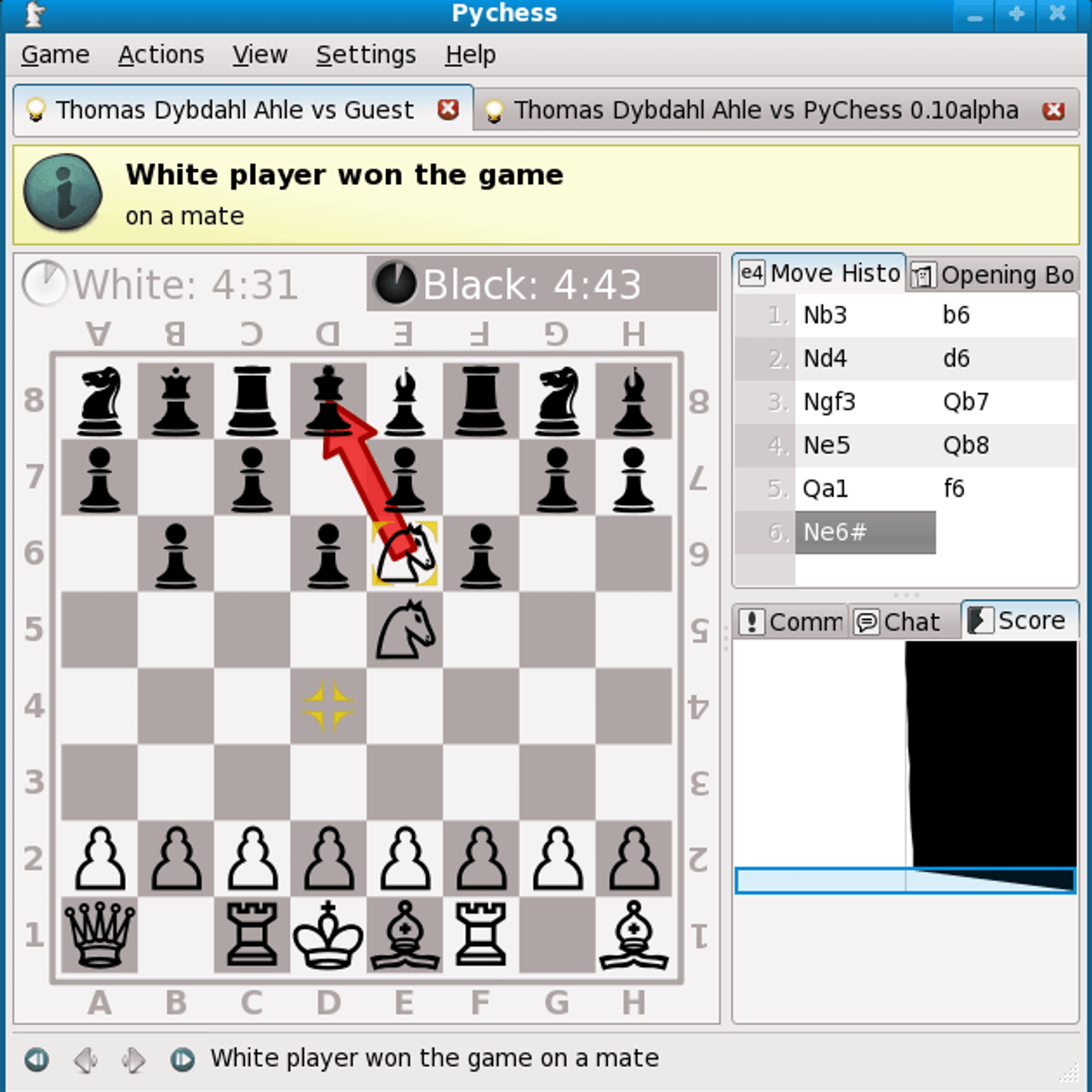 Raptor chess interface alternatives for mac and cheese