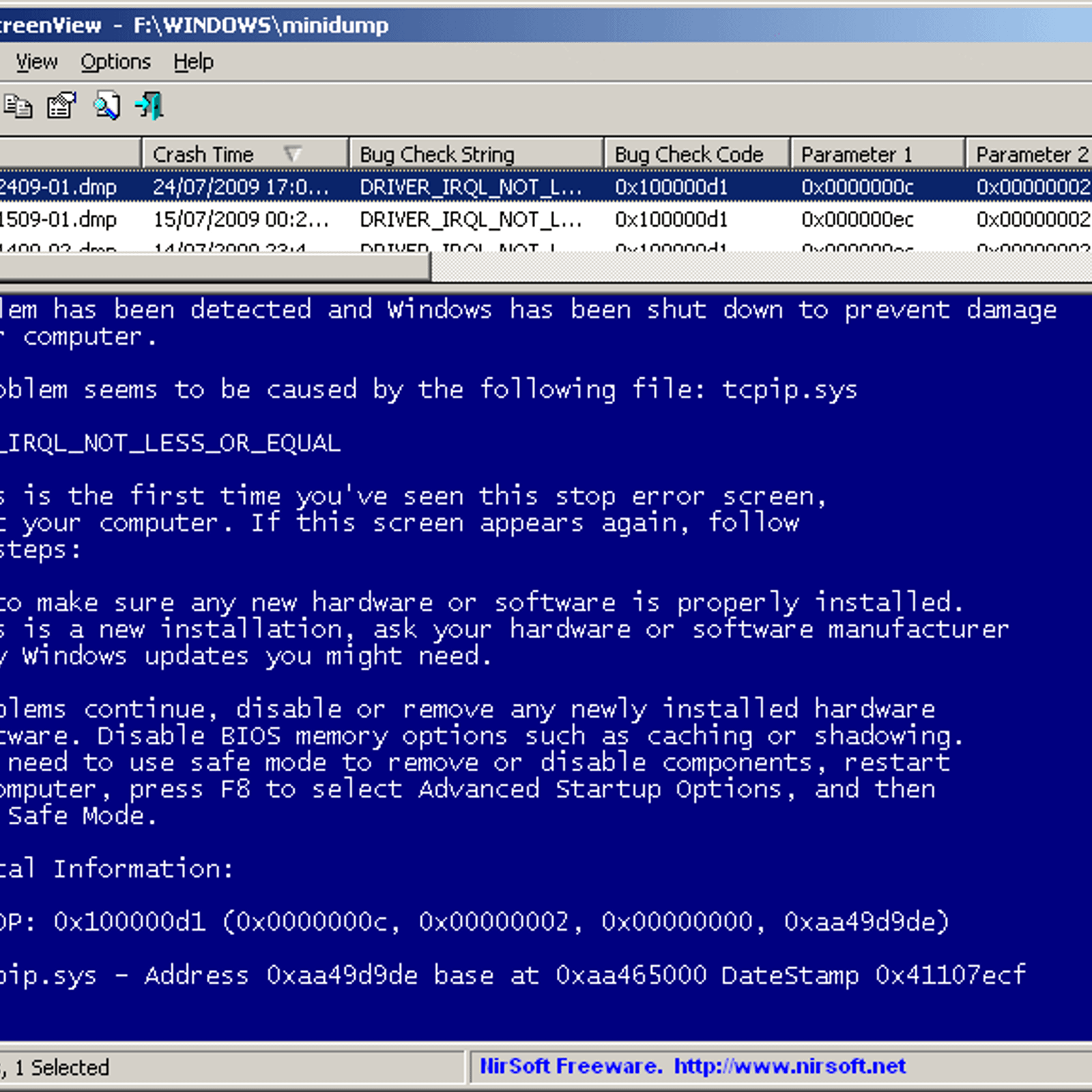 Bluescreenview Bluescreenview