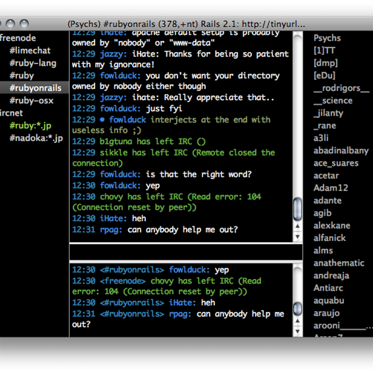 Irc chat for mac