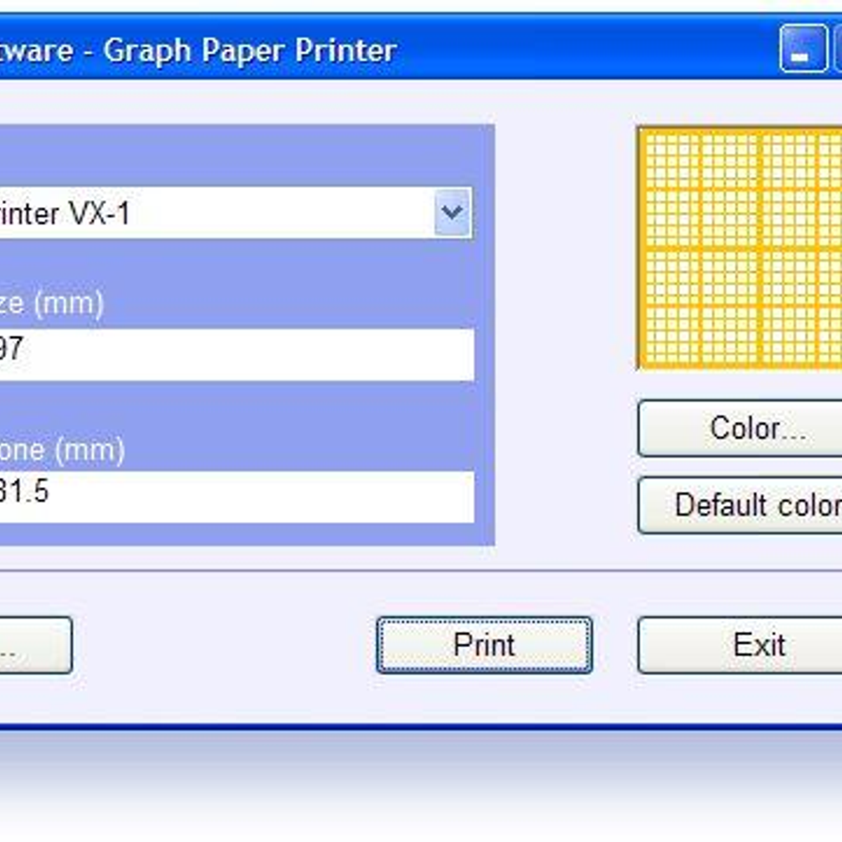 vaxasoftware graph paper printer alternatives and similar software