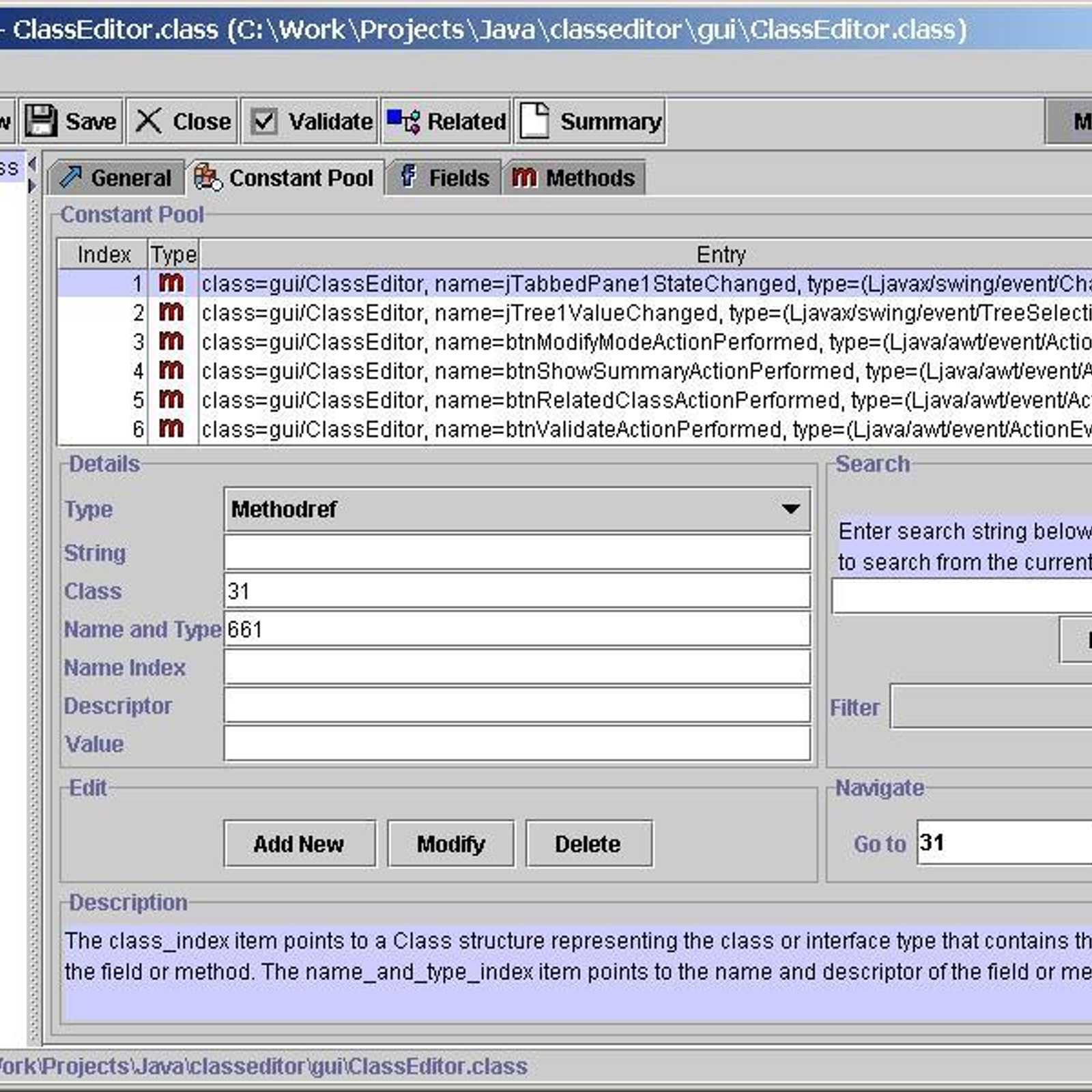 java class file editor download Eclipse "class file editor" source not found while debugging.
