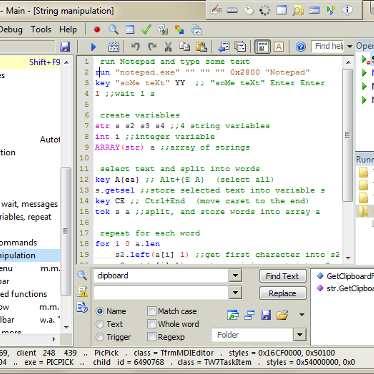 Quick macros. Программа для макросов. Макрос программа для текста. Макрос фото.
