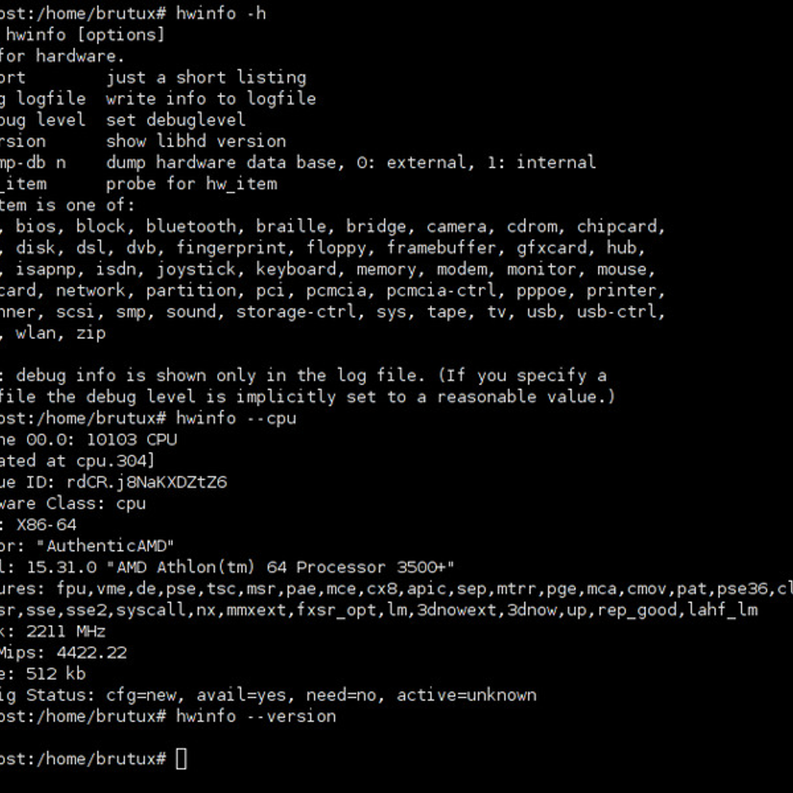 Debug level. HWINFO Linux. Сведения о диске Linux HWINFO. HWINFO Arch Linux. Linux Hardware Lister.