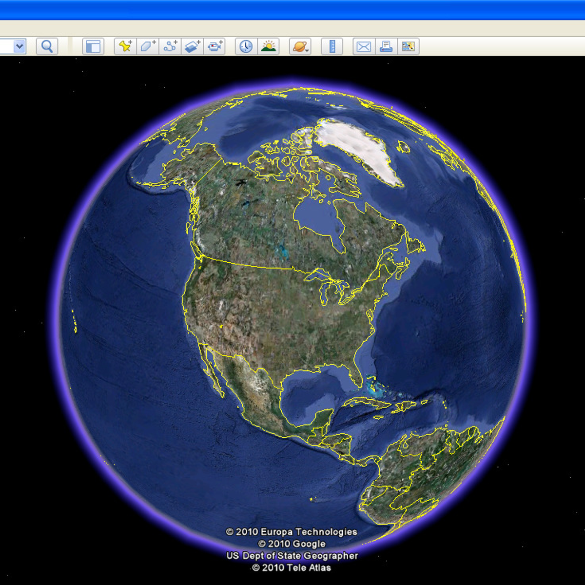 google earth map