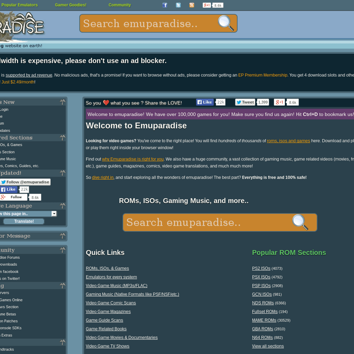 Emuparadise Alternatives And Similar Websites And Apps Alternativeto Net