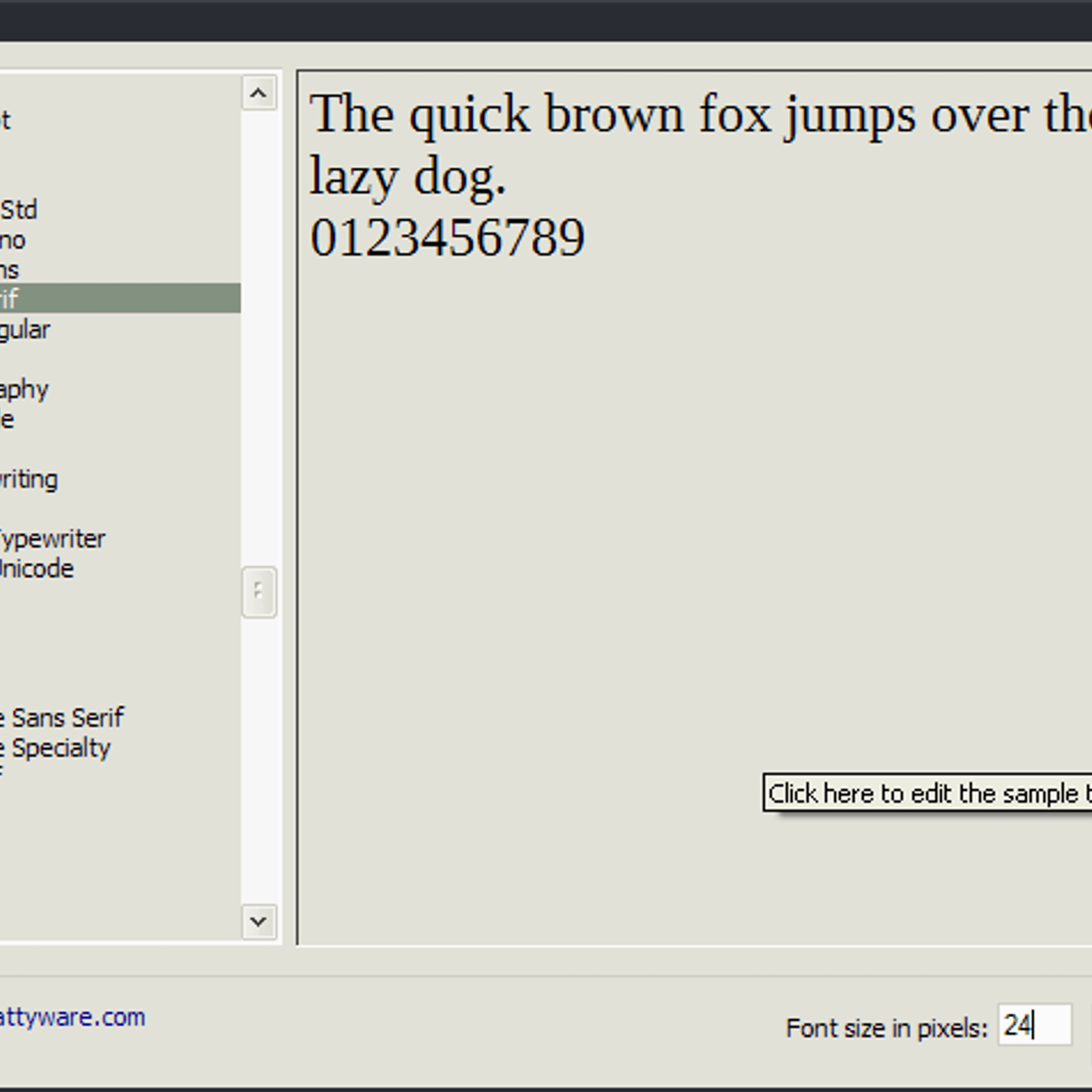 Font Font