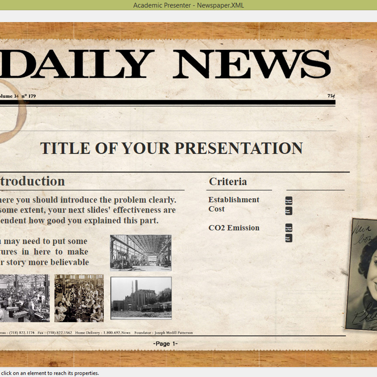 its possible to update the information on academic presenter or report it as discontinued duplicated or spam