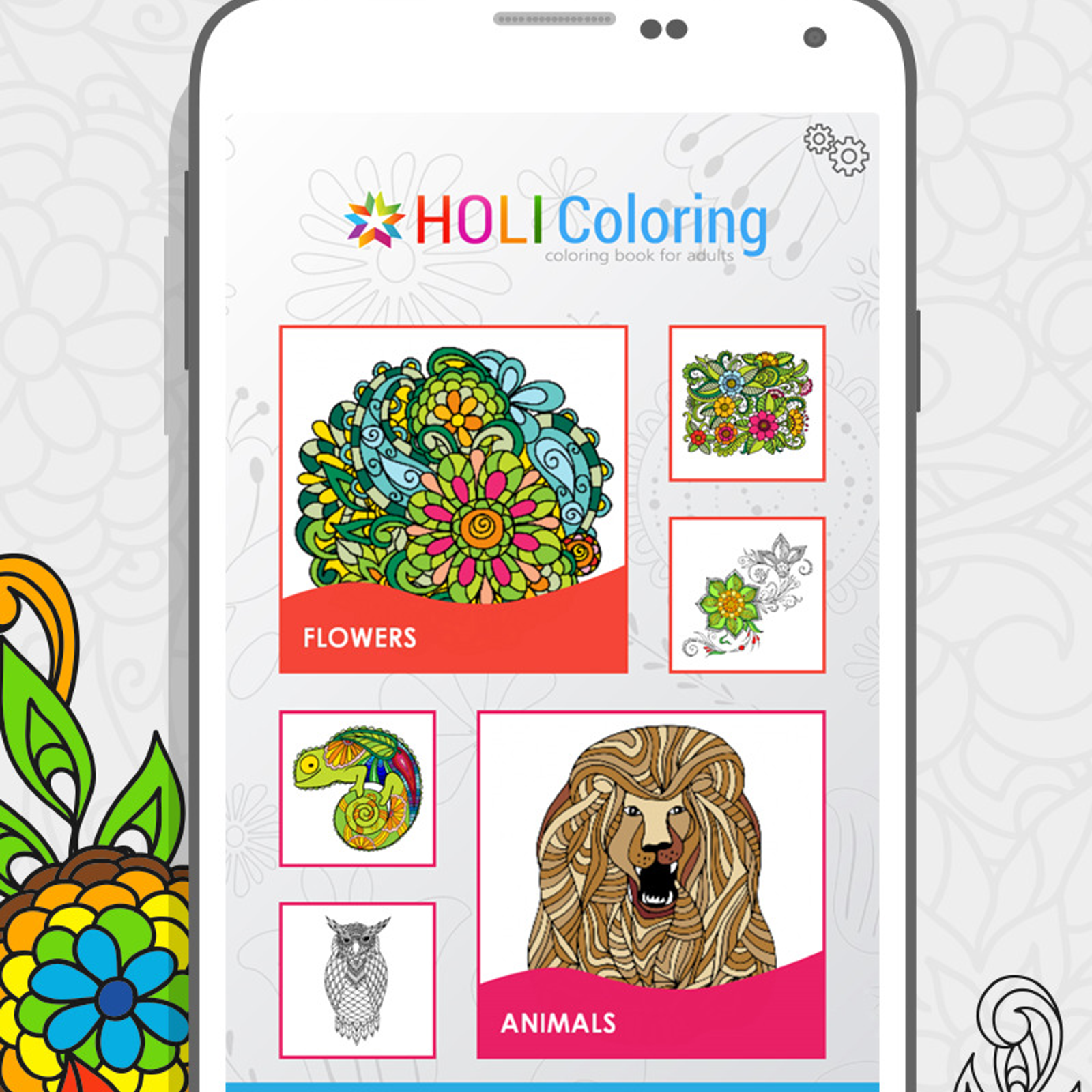 Adult Coloring Book HOLI Alternatives And Similar Apps