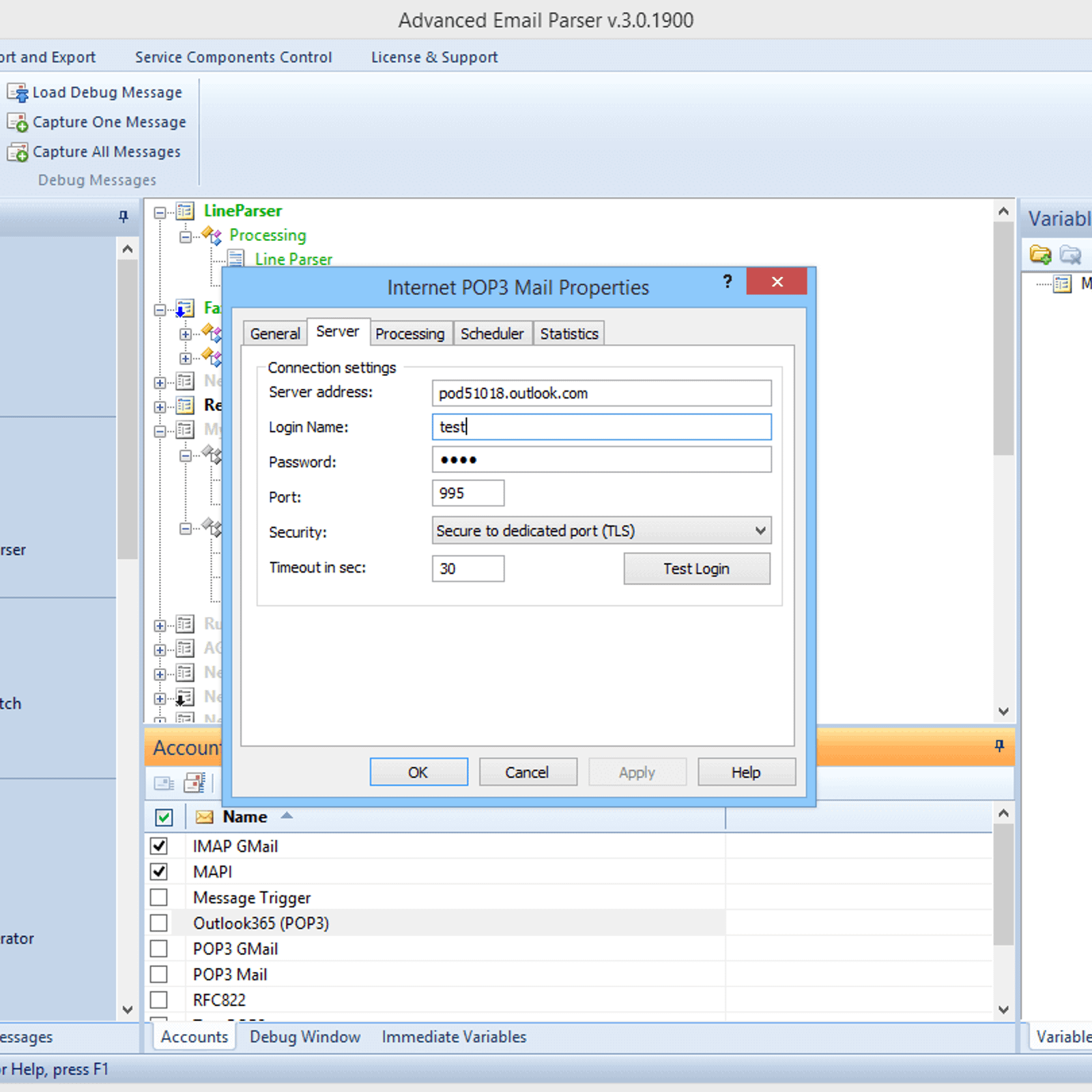 Debug message. Excel парсер. Парсер сайтов. Парсер Google картинки. Парсер 2gis.