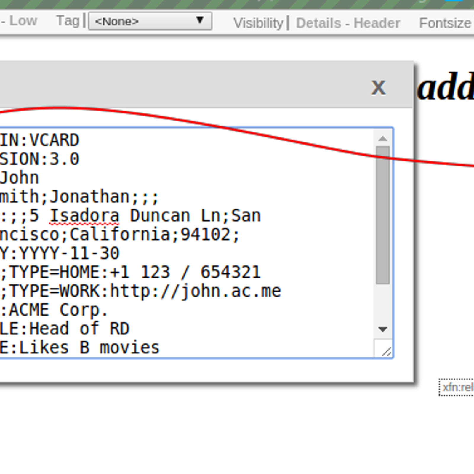 adx addressbook xml alternatives