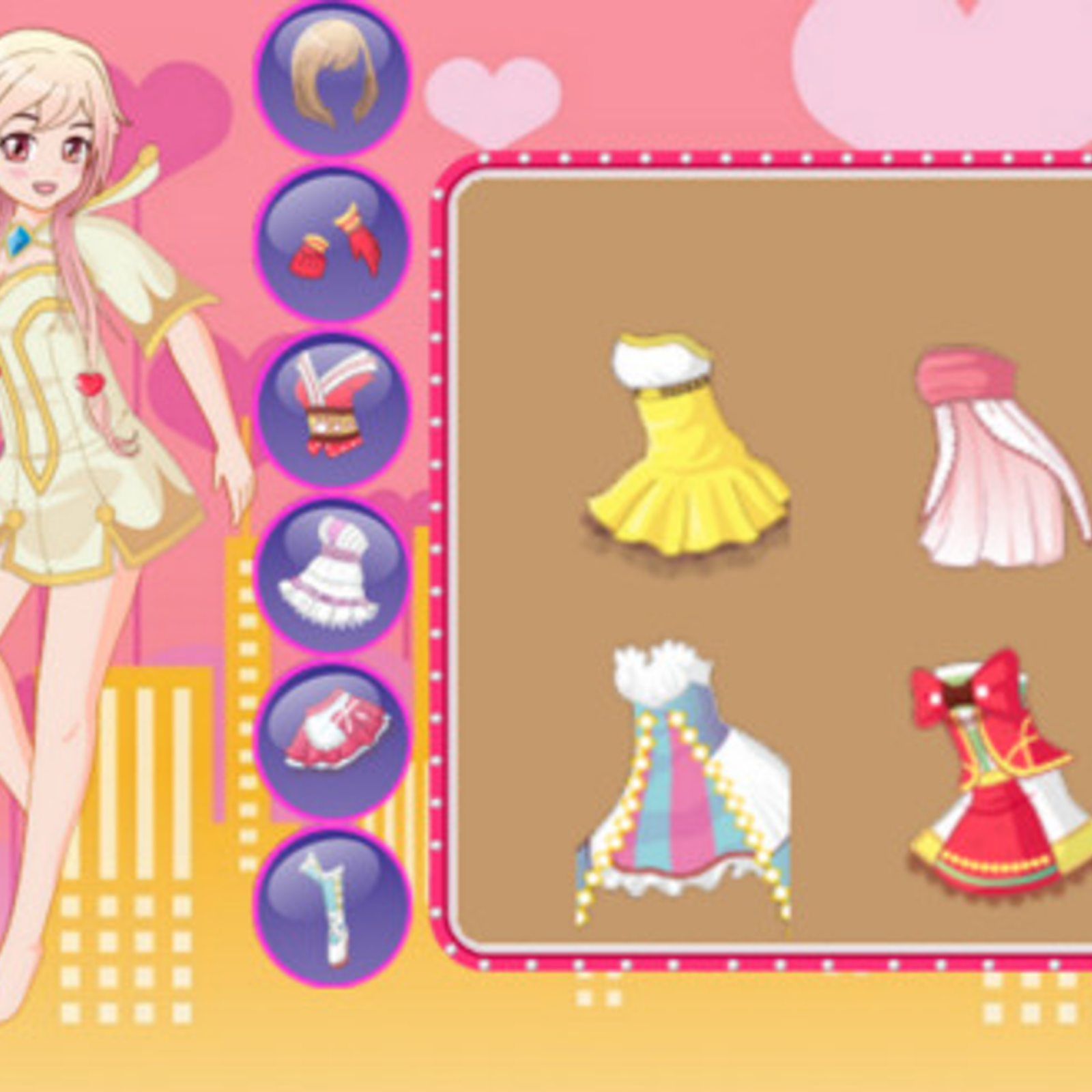 Game Anime Girl Dress Up