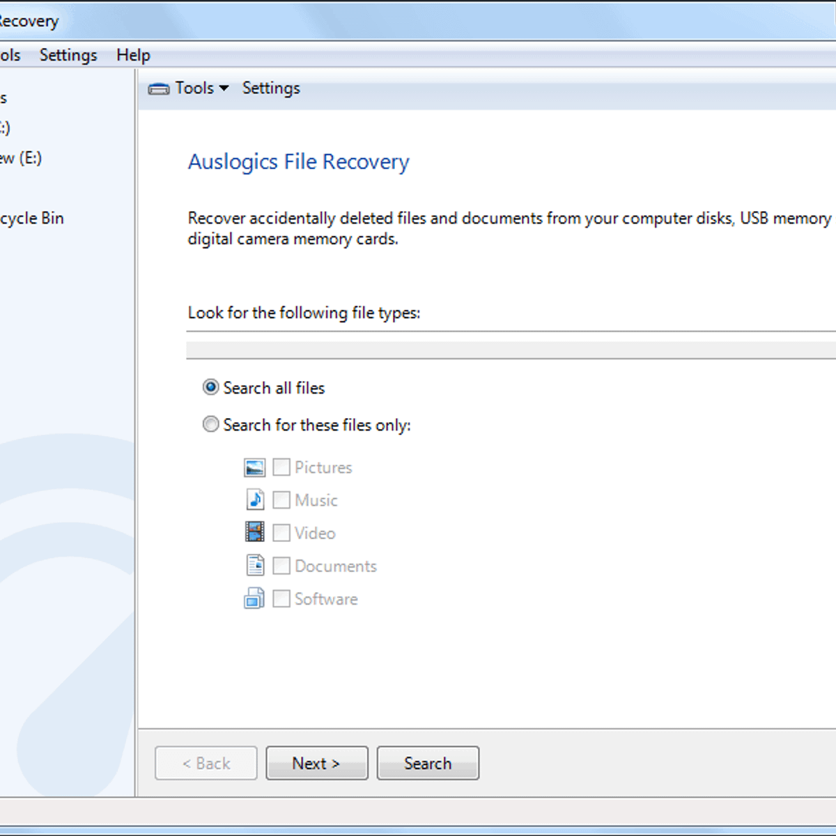 Auslogics File Recovery Auslogics File Recovery