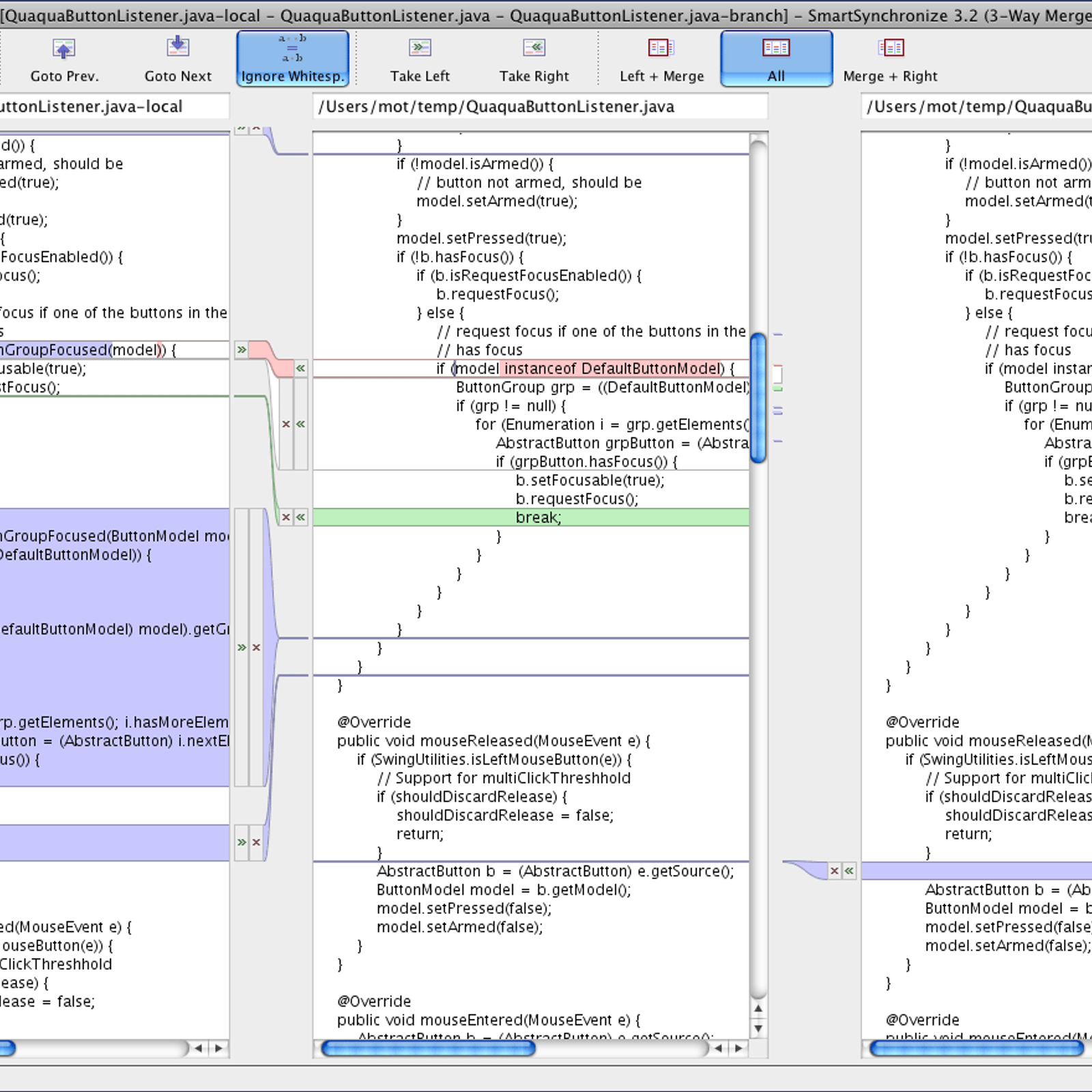 Folder merge tool