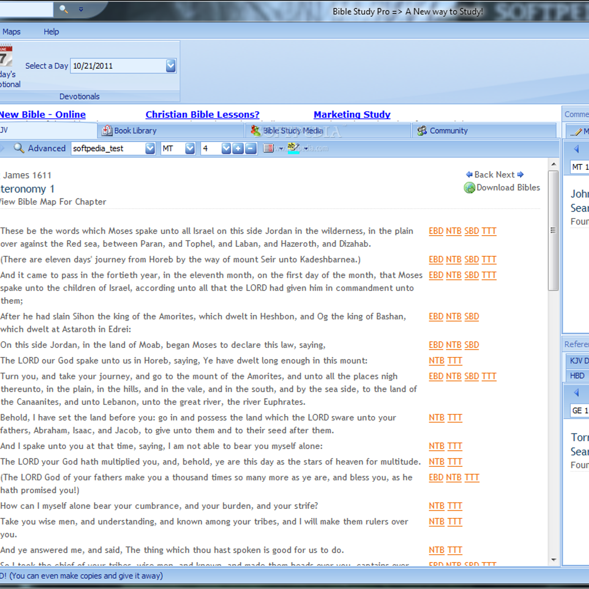 Need a free bible study program for my mac pro.com Need a free bible study program for my mac pro.com