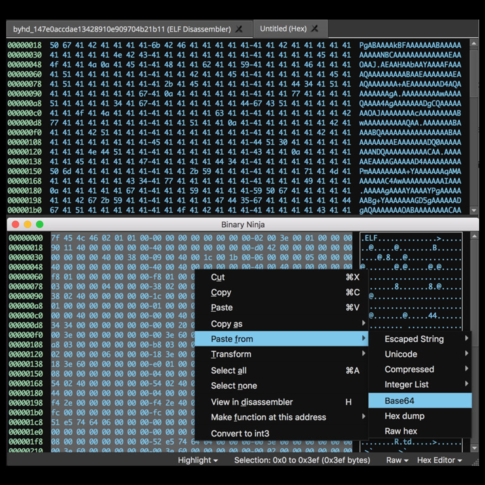 Binary alternative
