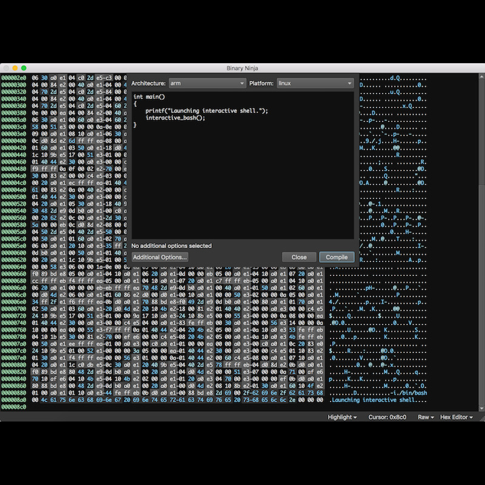 Binary alternative