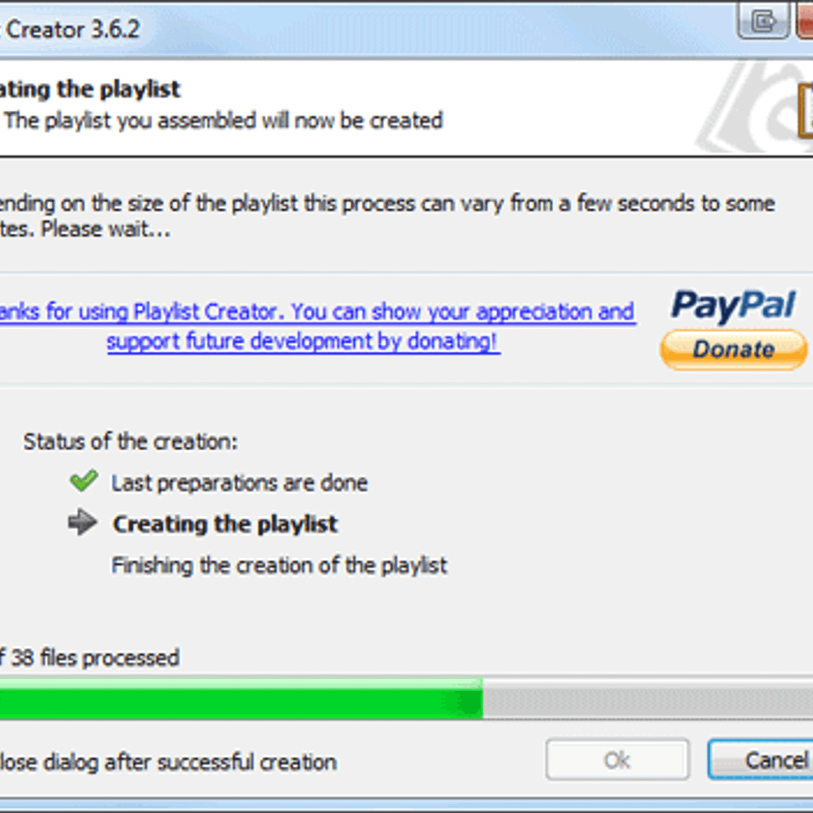Simple M3u Playlist Creator Simple M3u Playlist Creator