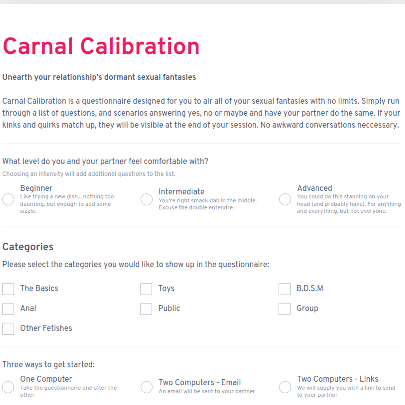 Carnal Calibration Alternatives And Similar Websites And Apps