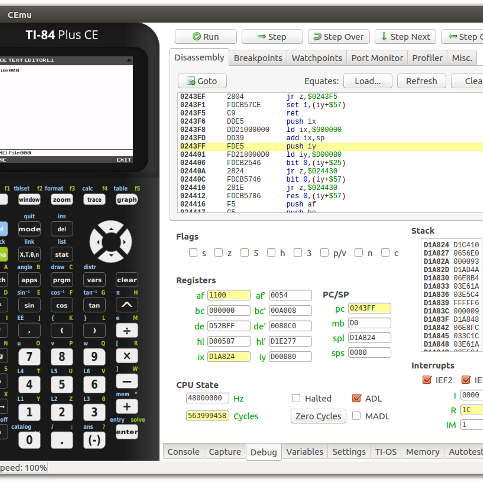 Ti 84 graphing calculator application