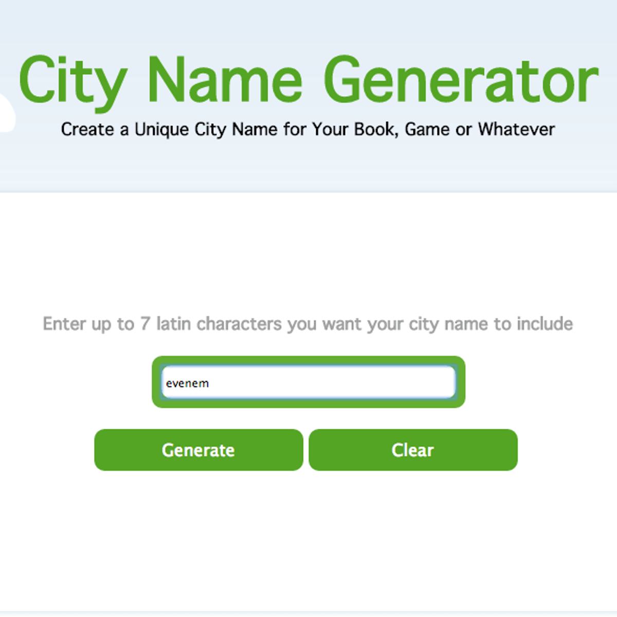 City Name Generator Alternatives and Similar Games   City Name Generator Alternatives and Similar Games