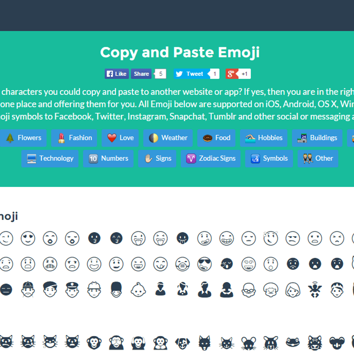 Free Copy and Paste Emoji Alternatives - AlternativeTo.net
