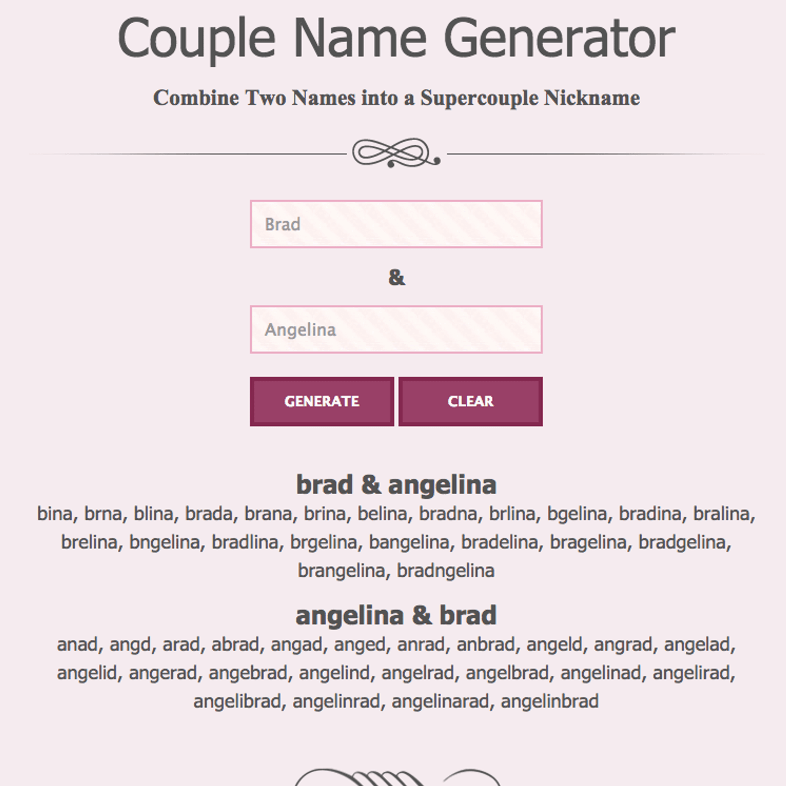 Couple Name Generator Alternatives And Similar Websites And Apps