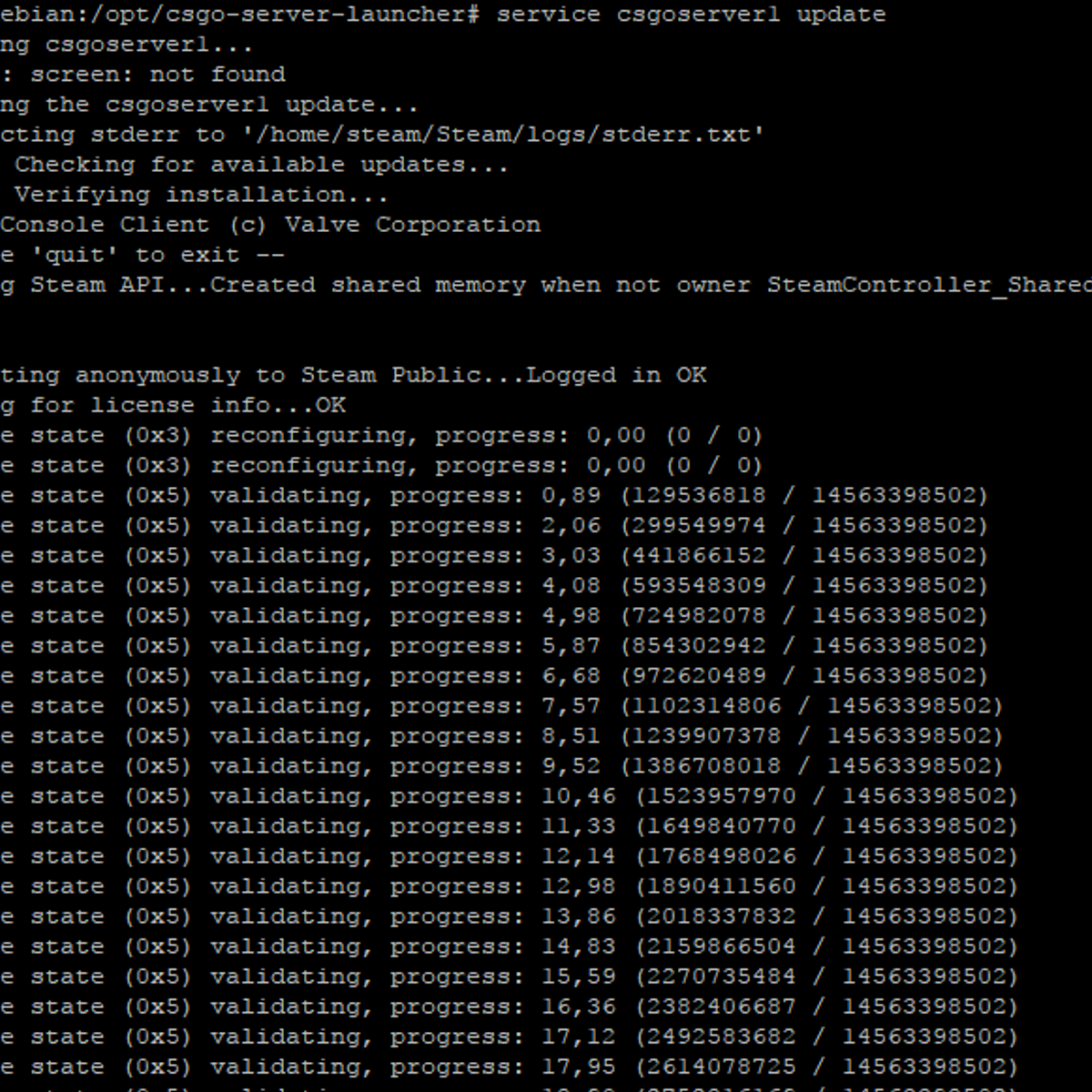 Csgo dedicated server ubuntu s
Csgo dedicated server ubuntu s