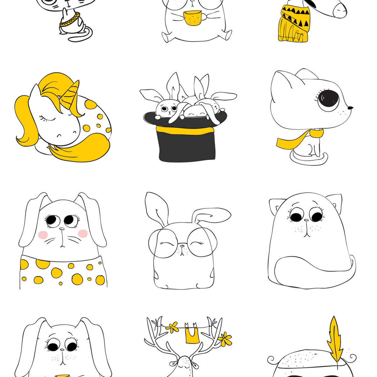 Cute Cat Doodle Stickers Alternatives And Similar Apps