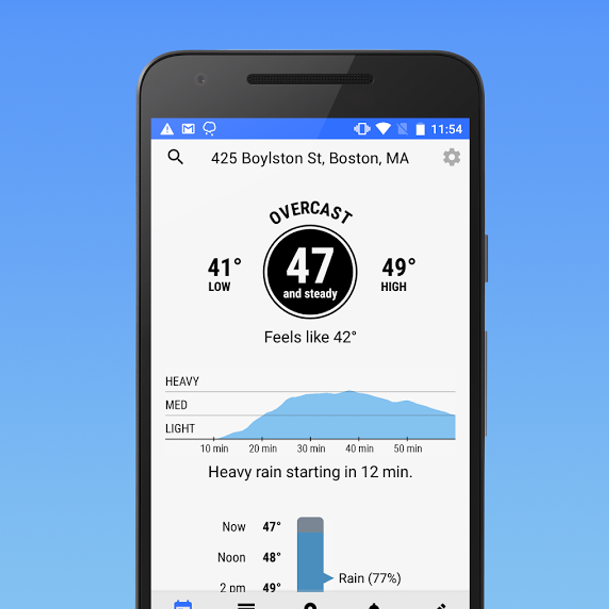 Dark Sky Weather Android Alternative