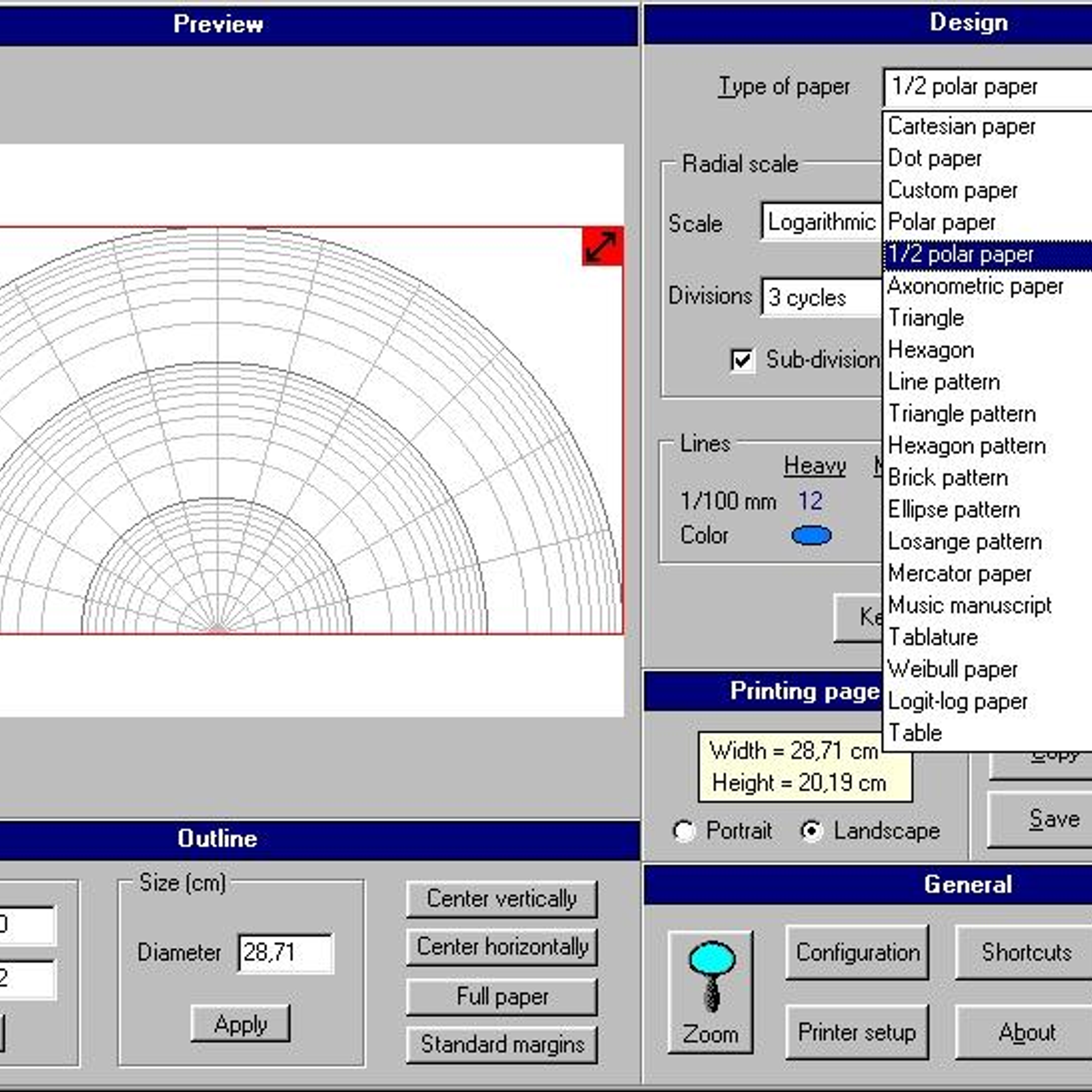 graph paper printer alternatives and similar software